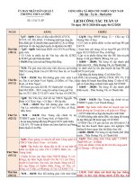 lịch công tác tuần 13 30112020 đến 26122020  thcs an phú  quận 2