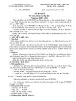 kế hoạch kiểm tra học kỳ i  nh 2020  2021  thcs an phú  quận 2