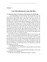 Giáo trình cung cấp điện - Lựa chọn phương án cung cấp điện