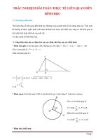Bài toán thực tế liên quan đến hình học Trắc nghiệm » Tài liệu miễn phí cho Giáo viên, học sinh.