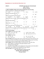 6 Đề thi học kì 1 môn Toán lớp 6 năm 2019 - 2020 có hướng dẫn giải chi tiết | Toán học, Lớp 6 - Ôn Luyện