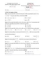 [toanmath.com]   Đề kiểm tra Hình học 10 chương 2 trường THPT Hoàng Quốc Việt – Thái Nguyên