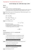 10 Đề thi thử học kì 1 môn Hóa lớp 8 năm 2020 - 2021 chọn lọc kèm đáp án | Hóa học, Lớp 8 - Ôn Luyện