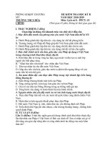 Đề thi thử học kì 2 môn Lịch sử lớp 8 tuyển chọn | Lịch sử, Lớp 8 - Ôn Luyện