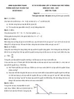 Đề thi vào lớp 10 môn Toán năm 2020 - 2021 quận Bình Thạnh tuyển chọn | Toán học, Đề thi vào lớp 10 - Ôn Luyện