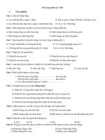 Đề cương kiểm tra 1 tiết cuối học kì 2 môn vật lý lớp 6 | Vật lý, Lớp 6 - Ôn Luyện