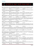 Bộ câu hỏi trắc nghiệm con lắc lò xo có đáp án » Tài liệu miễn phí cho Giáo viên, học sinh.