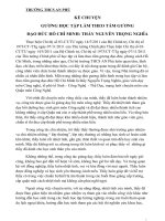 bài viết gương điển hình học tập làm theo tư tưởng đạo đức phong cách hồ chí minh  thcs an phú  quận 2