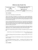 Đề thi tuyển sinh vào lớp 10 năm 2018 - 2019 môn Văn - Sở GD&ĐT Đăk Lăk