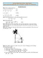 Đề thi thử học kì 2 môn Toán lớp 8 năm 2020 - 2021 có đáp án | Toán học, Lớp 8 - Ôn Luyện