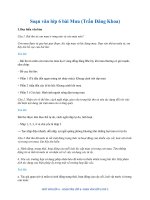 Soạn bài Mưa (Trần Đăng Khoa) | Soạn văn 6 bài Mưa trang 78 SGK | Soạn văn 6