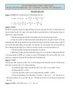 Đề thi thử học kì 2 môn Toán lớp 8 năm 2020 - 2021 có đáp án chi tiết | Toán học, Lớp 8 - Ôn Luyện