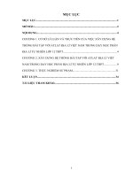 Sáng kiến kinh nghiệm, SKKN - Xây dựng hệ thống bài tập với Atlat Địa lí Việt Nam trong dạy học phần Địa lí tự nhiên lớp 12 Trung học phổ thông