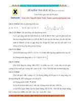 Đề thi học kì 2 – Toán 8- Năm học 2019-2020- Có đáp án chi tiết – Xuctu.com