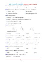 Bài tập trắc nghiệm Hidrocacbon thơm » Tài liệu miễn phí cho Giáo viên, học sinh.