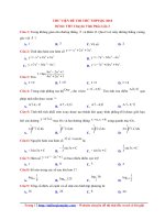 35 Đề thi thử THPT quốc gia môn Toán - Đề số 35 | Toán học, Đề thi đại học - Ôn Luyện