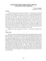 Thanh niên khởi nghiệp trong thời đại cách mạng công nghiệp 4.0