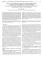 Bàn luận về mối quan hệ giữa trách nhiệm xã hội và hiệu quả hoạt động của doanh nghiệp
