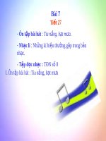 Bài giảng Âm nhạc 6 bài 7 Tập đọc nhạc TĐN số 8 Nhạc lí Những kí hiệu thường gặp trong bản nhạc | Lớp 6, Âm nhạc - Ôn Luyện