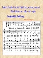 Bài giảng Âm nhạc 2 bài 8 Ôn tập hát Thật là hay Múa vui Xòe hoa | Âm nhạc, Lớp 2 - Ôn Luyện