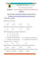 Đề kiểm tra học kì 1 toán 7- Đáp án chi tiết- số 1 – Xuctu.com