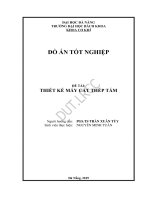 Thiết kế máy cắt thép tấm 