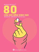 80 câu hỏi đếm môn Sinh học - Tài liệu ôn thi THPTQG 2018