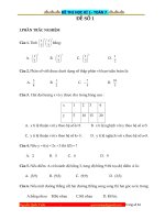 [Sách] 80 Đề thi giữa kì- Học Kì I-II- Toán 7- Đầy đủ đáp án- Trắc nghiệm và Tự luận- mới nhất – Xuctu.com