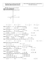 10 Đề thi thử học kì 1 môn Toán lớp 10 năm 2020 - 2021 THPT Nguyễn Văn Cừ | Toán học, Lớp 10 - Ôn Luyện