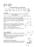 vật  lý 6 máy cơ đơn giản