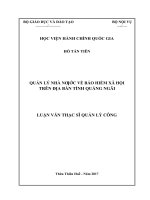 luận văn thạc sĩ quản lý nhà nước về bảo hiểm xã hội trên địa bàn tỉnh quảng ngãi 