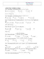 Đề thi có đáp án học kì 2 môn toán lớp 10 | Toán học, Lớp 10 - Ôn Luyện