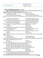 Đề thi học kì 2 môn Địa Lý 9 trắc nghiệm, tự luận có đáp án