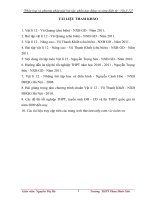 Sáng kiến kinh nghiệm, SKKN - Phân loại và phương pháp giải bài tập  phần dao động và sóng điện từ - Vật lí 12