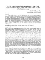 Vấn đề khởi nghiệp sáng tạo trong cuộc cách mạng 4.0 ở đồng bằng Sông Cửu Long: Thực trạng và các kiến nghị