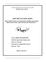 SKKN phát triển năng lực khái quát thông qua hoạt động khai thác một số bài tập hình học 9 