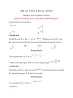 Tải Bài tập Vật lý 8 Bài 2: Vận tốc - Vận tốc Vật lý 8