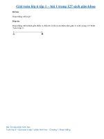 Bài 1 trang 127 sgk Toán 6 tập 1 | Giải bài 1 sgk Toán 6 tập 1 trang 127 | Giải Toán 6