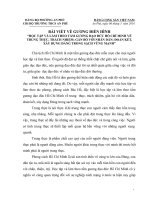 bài viết gương điển hình học tập làm theo tư tưởng đạo đức phong cách hồ chí minh  thcs an phú  quận 2