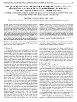 Mối quan hệ giữa chất lượng dịch vụ điện tử, sự hài lòng của khách hàng và ý định mua của khách hàng: Nghiên cứu trường hợp của hãng hàng không Vietjet