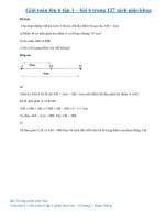 Bài 6 trang 127 sgk Toán 6 tập 1 | Giải bài 6 sgk Toán 6 tập 1 trang 127 | Giải Toán 6