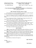 kế hoạch quyết định thành lập hội đồng ra đề coi và chấm kiểm tra học kỳ i nh 2020  2021  thcs an phú  quận 2