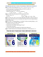 Đề và đáp án đề kiểm tra giữa kì 1 Toán 6- NH: 2020-2021- Có bản WORD – Xuctu.com