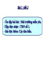 Bài giảng Âm nhạc 7 bài 1 Tập đọc nhạc TĐN số 1 | Lớp 7, Âm nhạc - Ôn Luyện
