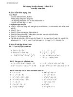 Toán 8 Đại số đề cương ôn tập chương i đại số 8_58857