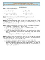 Đề thi thử học kì 2 môn Toán lớp 8 năm 2020 - 2021 mới nhất | Toán học, Lớp 8 - Ôn Luyện