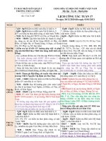 lịch công tác tuần 17 điều chỉnh bổ sung  thcs an phú  quận 2