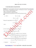 Tổng hợp chương trình ôn tập HSG môn Vật lý lớp 10 - có đáp án