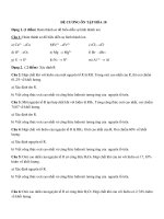 Đề cương ôn tập học kì 1 môn Hóa lớp 10 năm 2020 - 2021 THCS Đinh Tiên Hoàng | Hóa học, Lớp 10 - Ôn Luyện