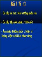 Bài giảng Âm nhạc 7 bài 1 ANTT Nhạc sĩ Hoàng Việt và bài hát Nhạc rừng | Lớp 7, Âm nhạc - Ôn Luyện